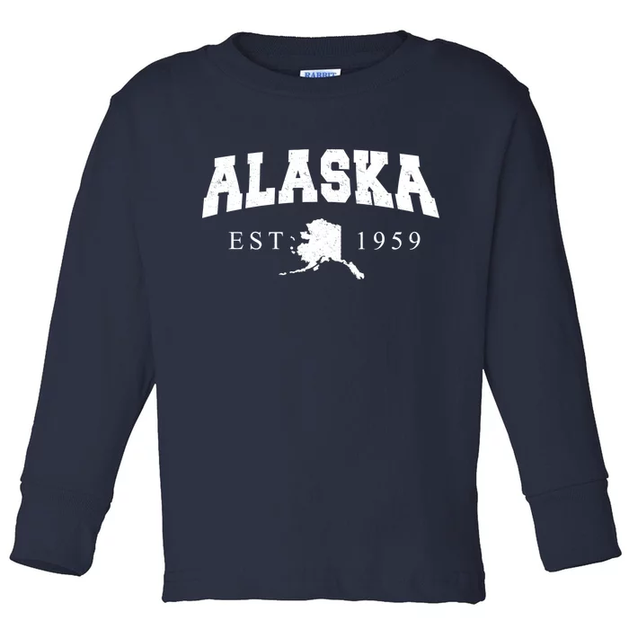 Alaska EST. 1959 Toddler Long Sleeve Shirt