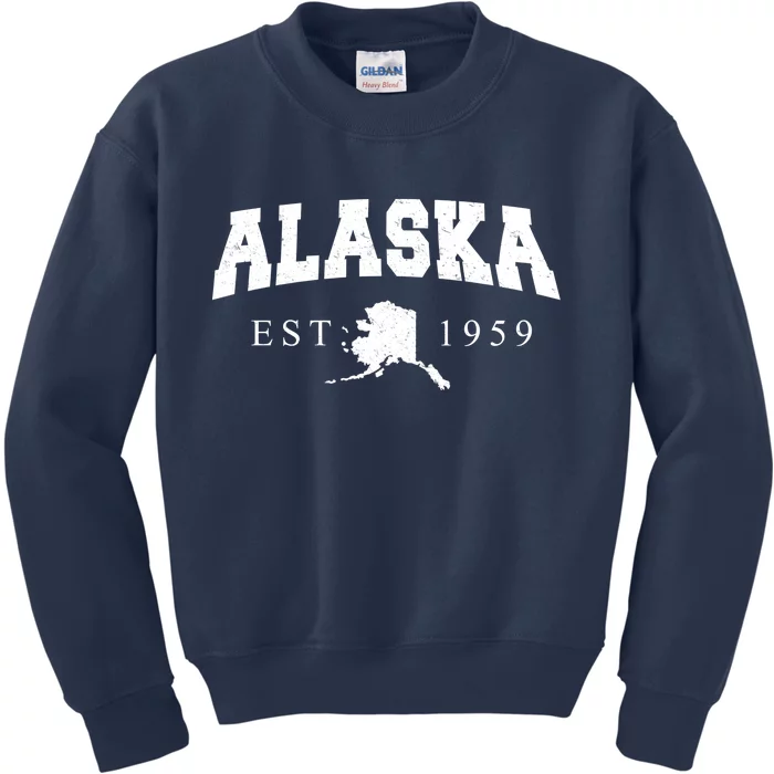 Alaska EST. 1959 Kids Sweatshirt