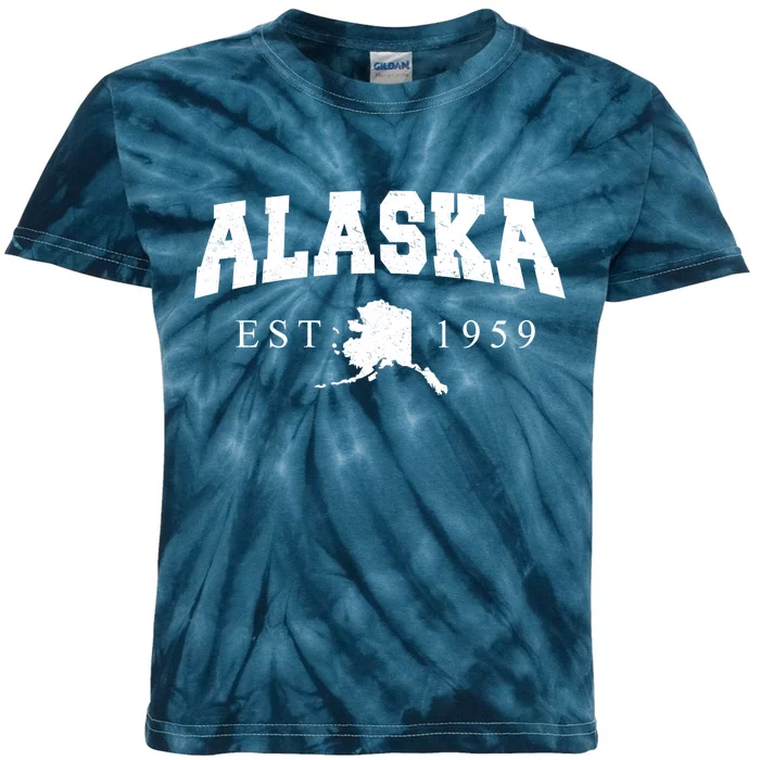 Alaska EST. 1959 Kids Tie-Dye T-Shirt