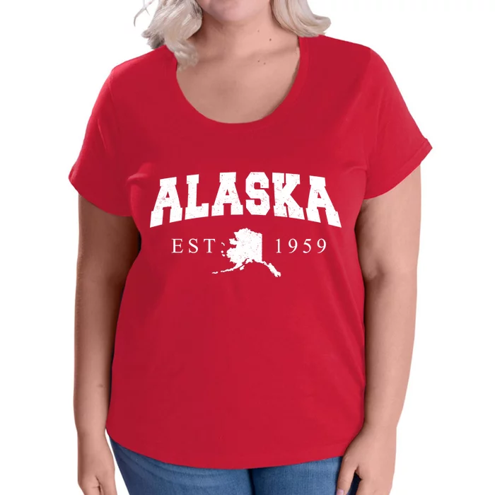 Alaska EST. 1959 Women's Plus Size T-Shirt