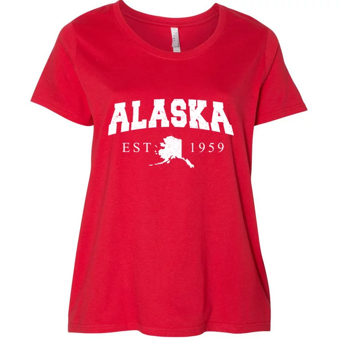 Alaska EST. 1959 Women's Plus Size T-Shirt
