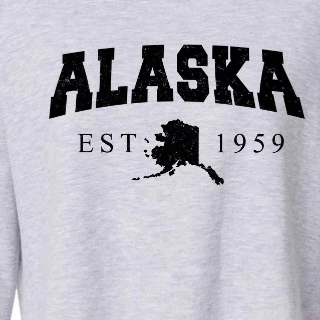 Alaska EST. 1959 Cropped Pullover Crew