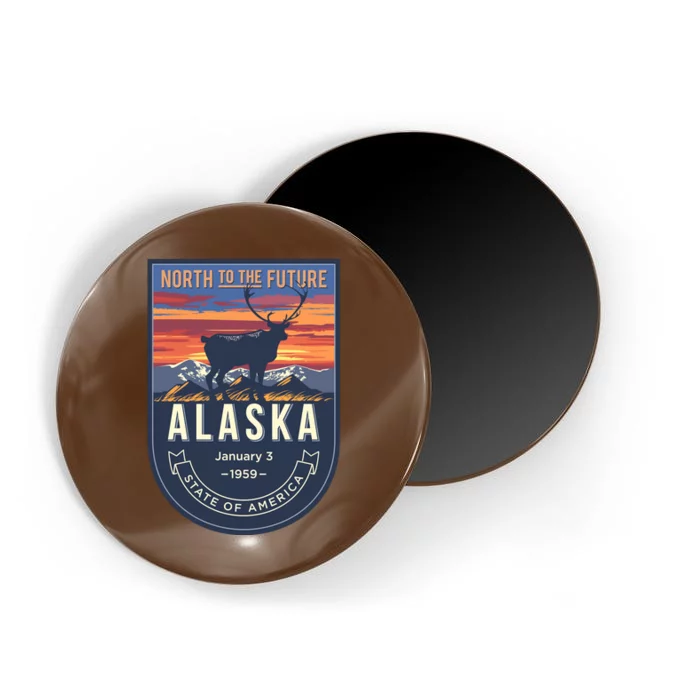 Alaska State Emblem Magnet