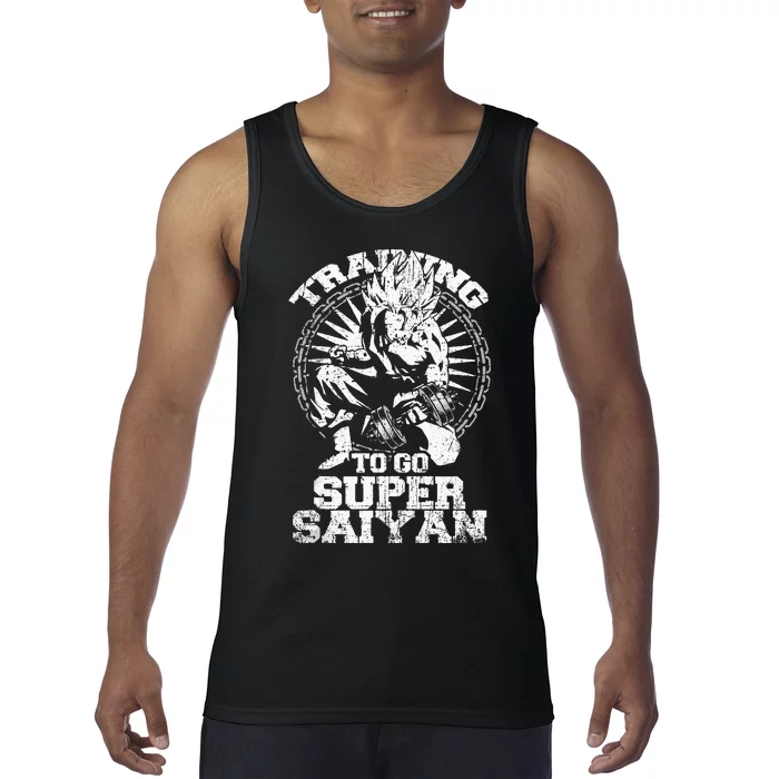 Anime Lover Bodybuilder Funny Workout Fitness Gym Gift Tank Top