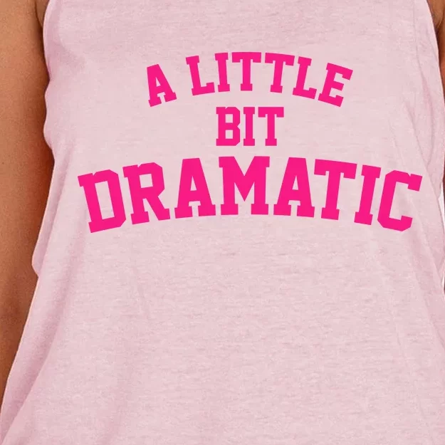 A Little Bit Dramatic Women's Knotted Racerback Tank