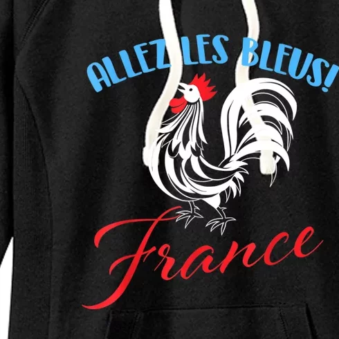 Allez Les Bleus France French Soccer Football Women's Fleece Hoodie