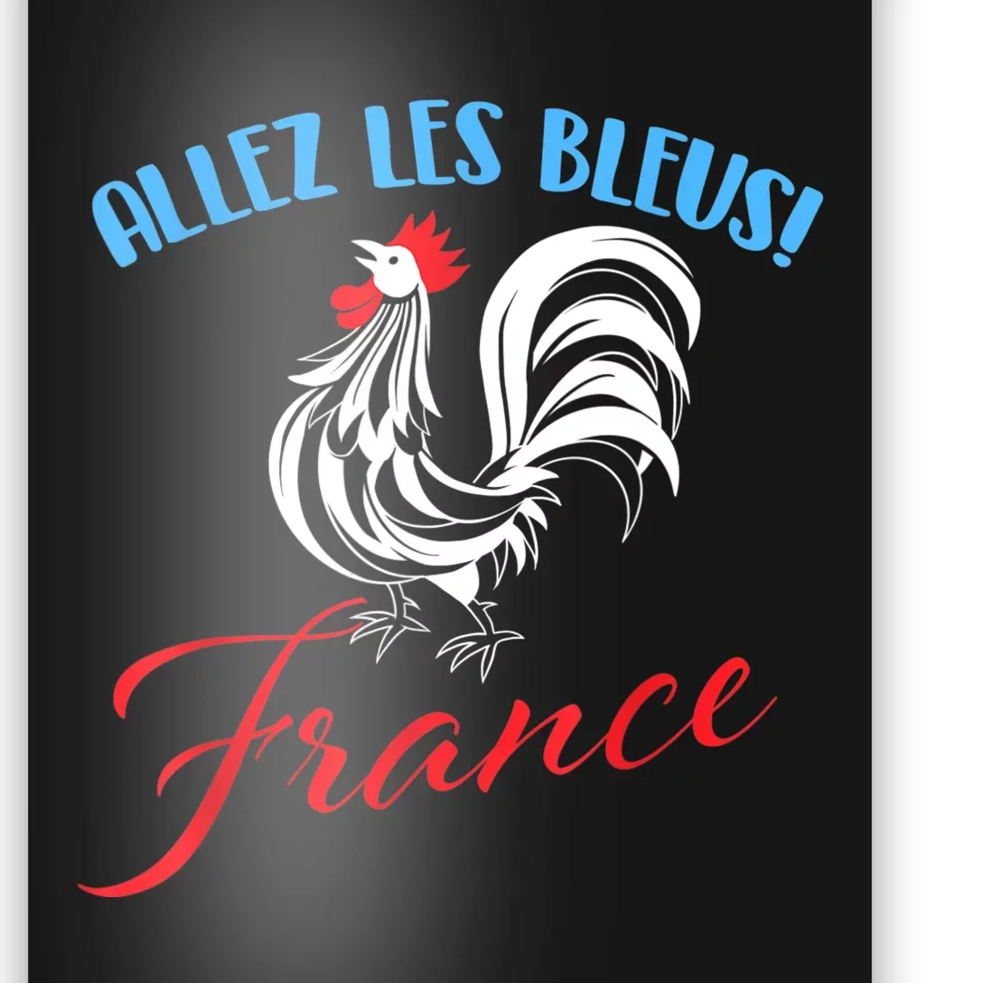 Allez Les Bleus France French Soccer Football Poster