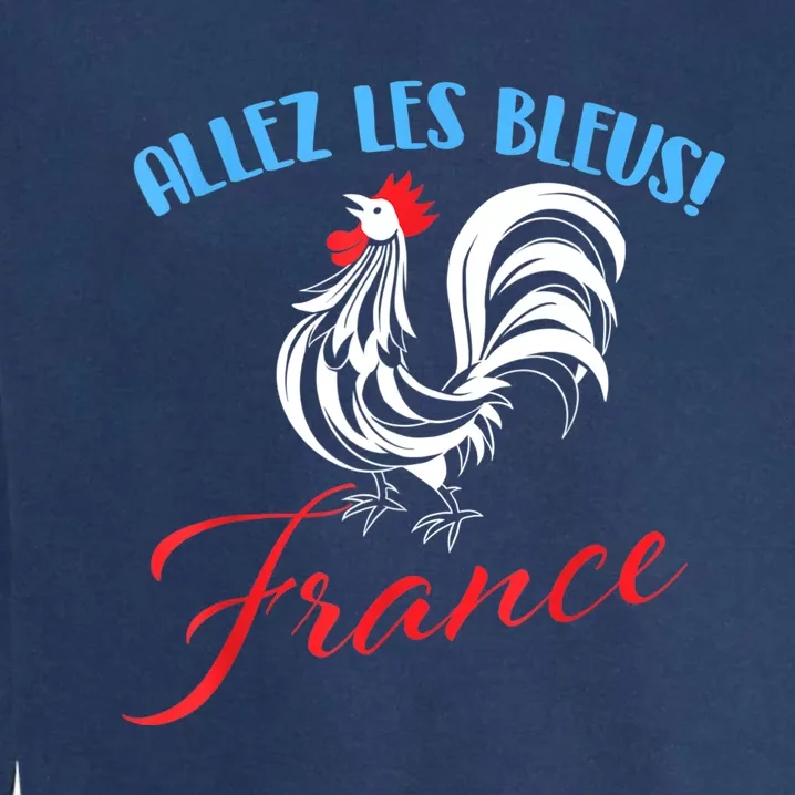 Allez Les Bleus France French Soccer Football Garment-Dyed Sweatshirt