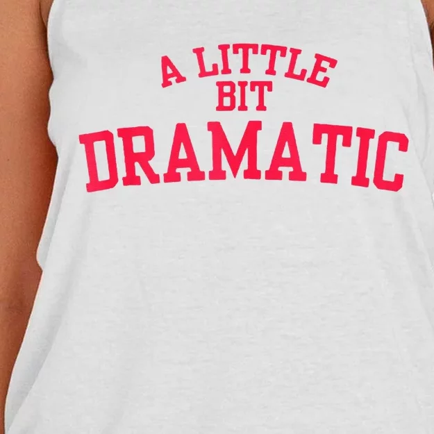 A Little Bit Dramatic Women's Knotted Racerback Tank