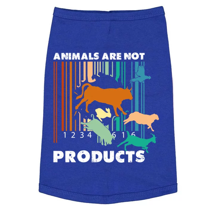 Animal Liberation Barcode Retro Welfare Animal Rights Gift Doggie Tank