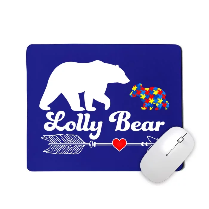 Autism Lolly Bear Puzzle Autism Awareness Autistic Support Gift Mousepad