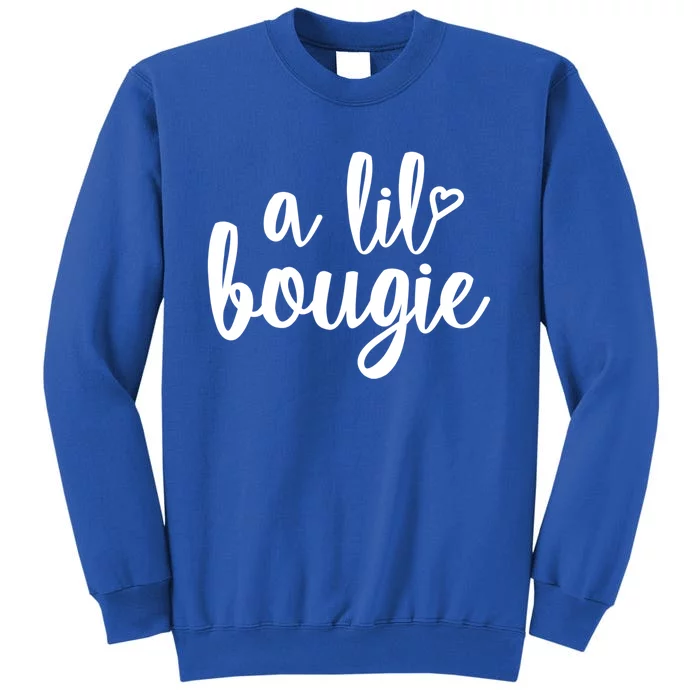 A Lil Bougie Melanin Poppin Black History Christmas Gift Tall Sweatshirt