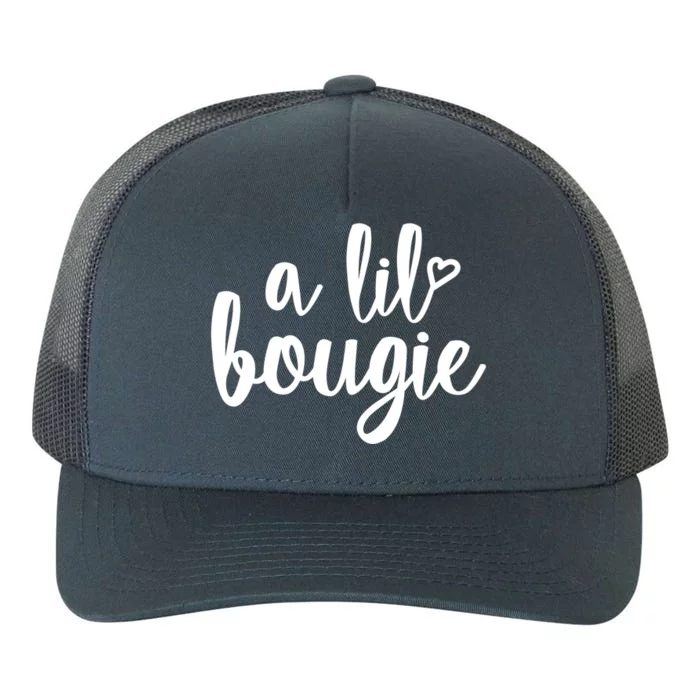 A Lil Bougie Melanin Poppin Black History Christmas Gift Yupoong Adult 5-Panel Trucker Hat