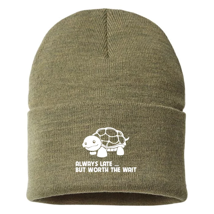 Always Late But Worth The Wait Sustainable Knit Beanie