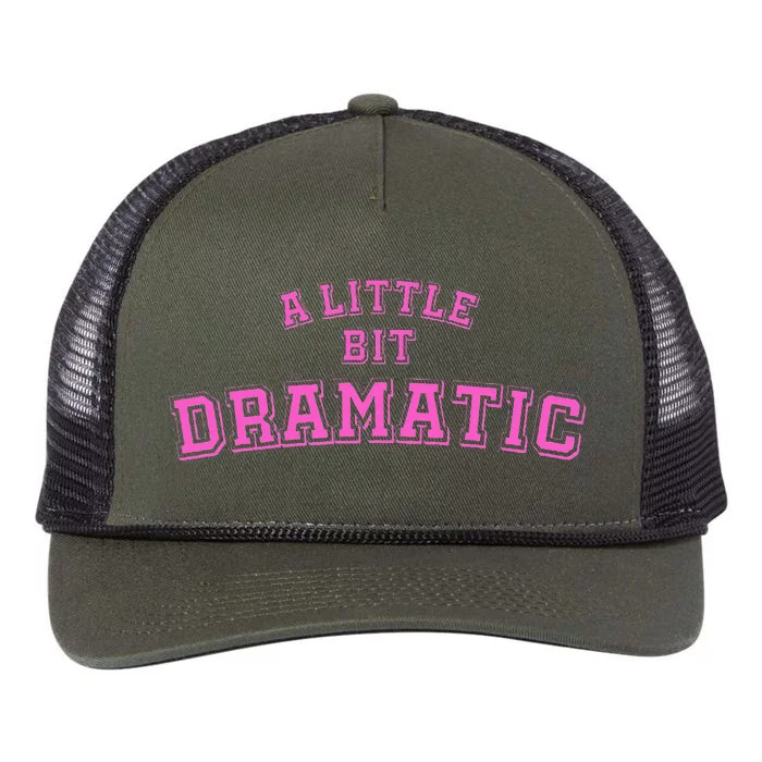 A Little Bit Dramatic Retro Rope Trucker Hat Cap