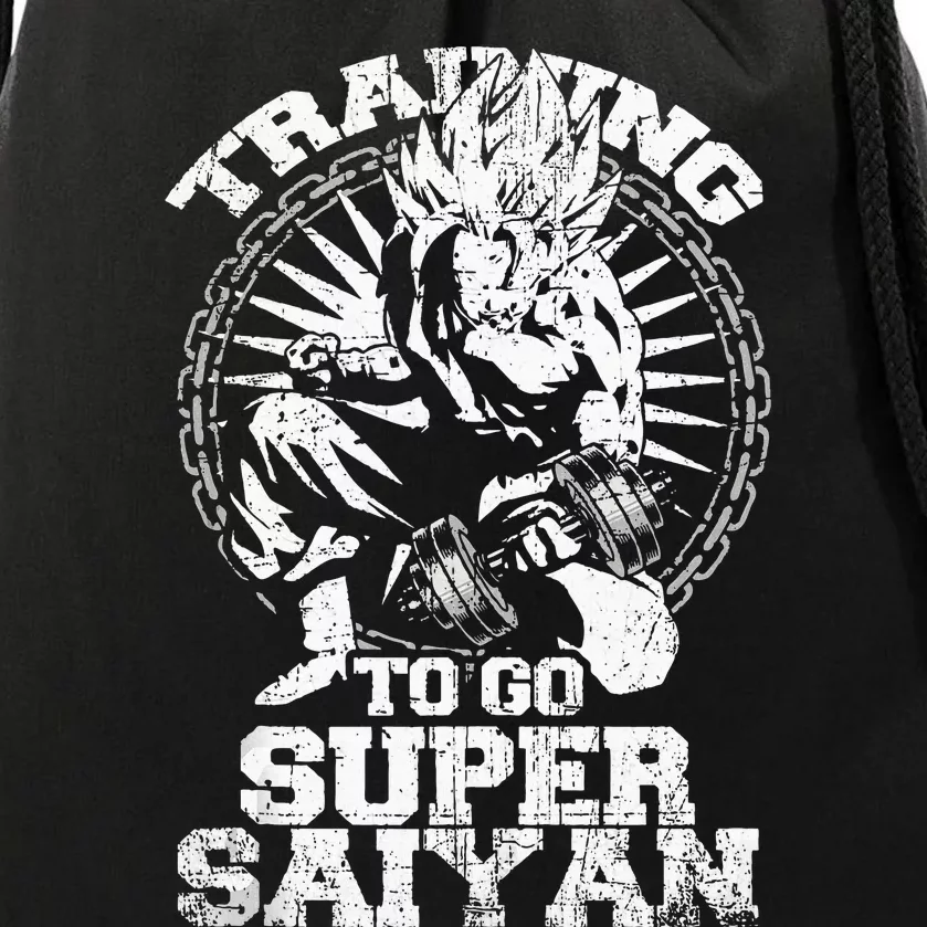 Anime Lover Bodybuilder Funny Workout Fitness Gym Gift Drawstring Bag