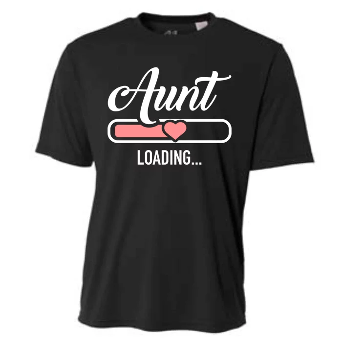 Aunt Loading Bar Gift Cooling Performance Crew T-Shirt