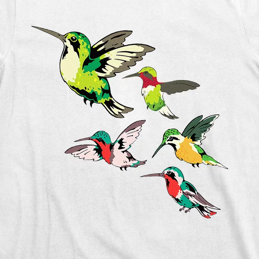 Animal Lover Birdwatching Beautiful Bird Hummingbird T-Shirt