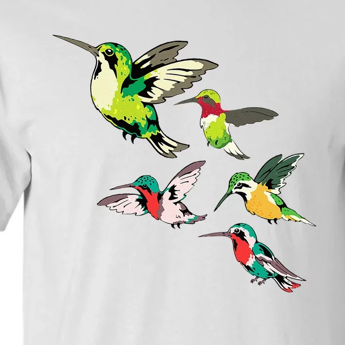 Animal Lover Birdwatching Beautiful Bird Hummingbird Tall T-Shirt