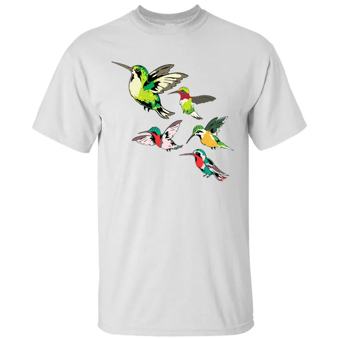 Animal Lover Birdwatching Beautiful Bird Hummingbird Tall T-Shirt