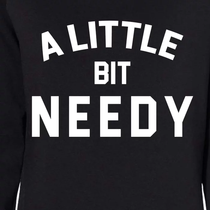 A Little Bite Needy Womens California Wash Sweatshirt