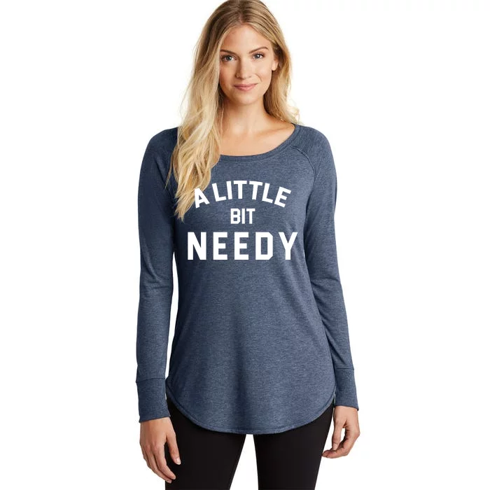 A Little Bite Needy Women's Perfect Tri Tunic Long Sleeve Shirt