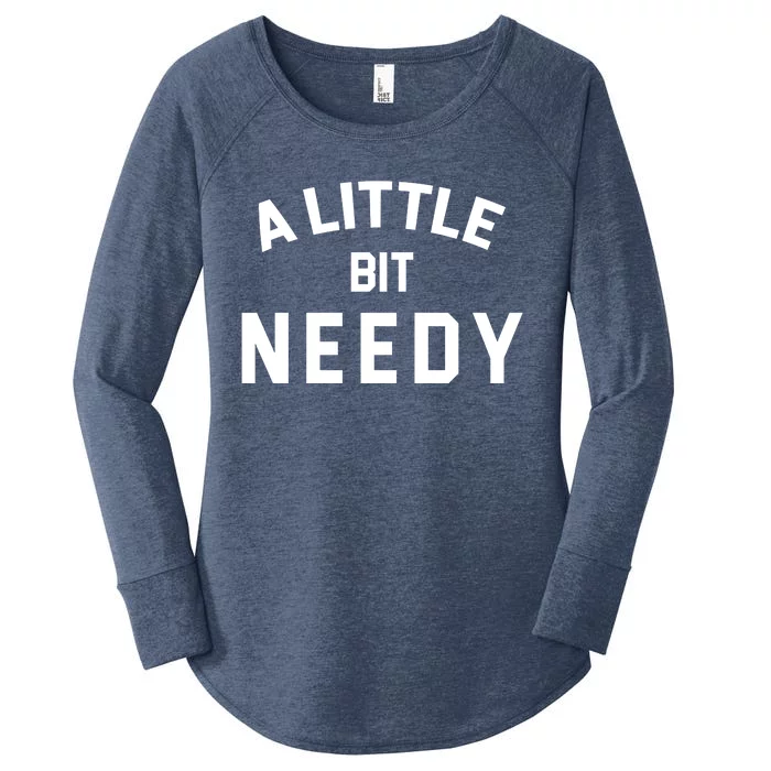 A Little Bite Needy Women's Perfect Tri Tunic Long Sleeve Shirt