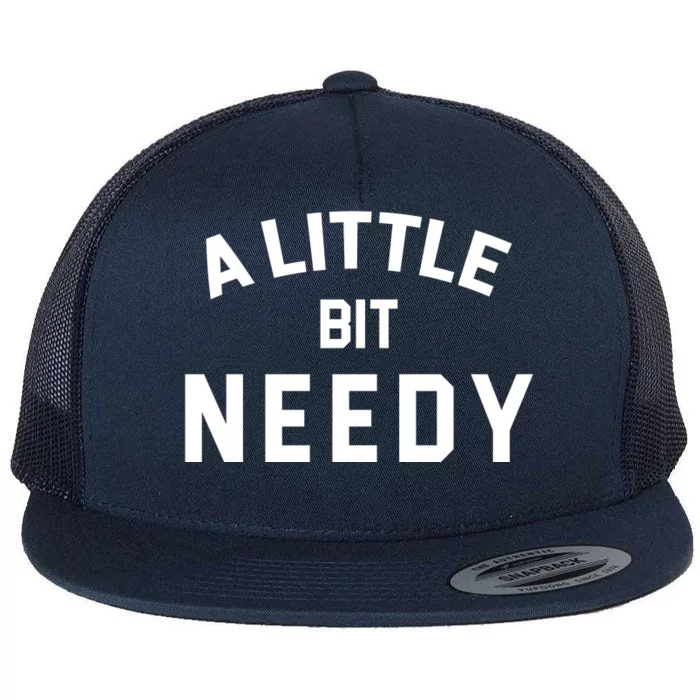 A Little Bite Needy Flat Bill Trucker Hat