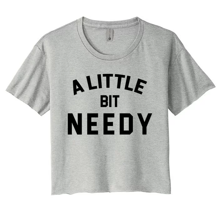 A Little Bite Needy Women's Crop Top Tee