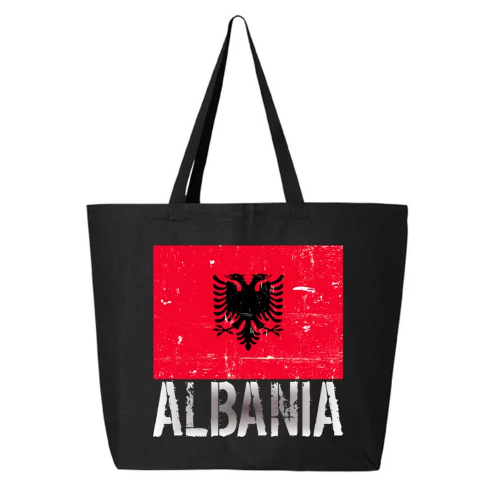 Albania Flag Albanians Soccer Football Team 25L Jumbo Tote