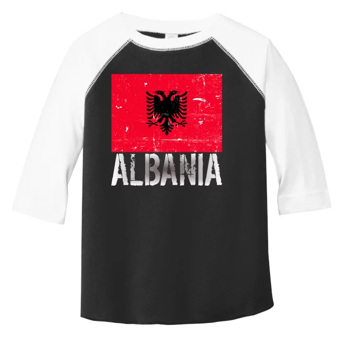 Albania Flag Albanians Soccer Football Team Toddler Fine Jersey T-Shirt