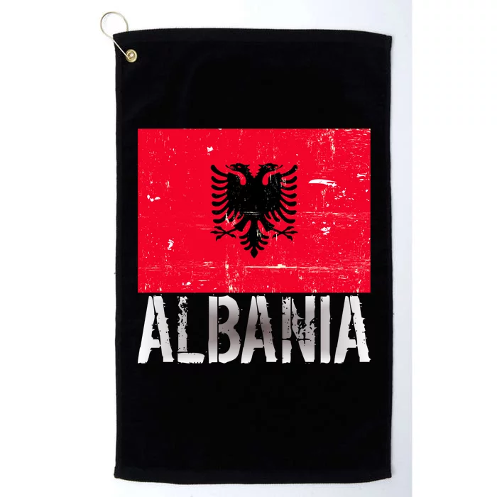 Albania Flag Albanians Soccer Football Team Platinum Collection Golf Towel