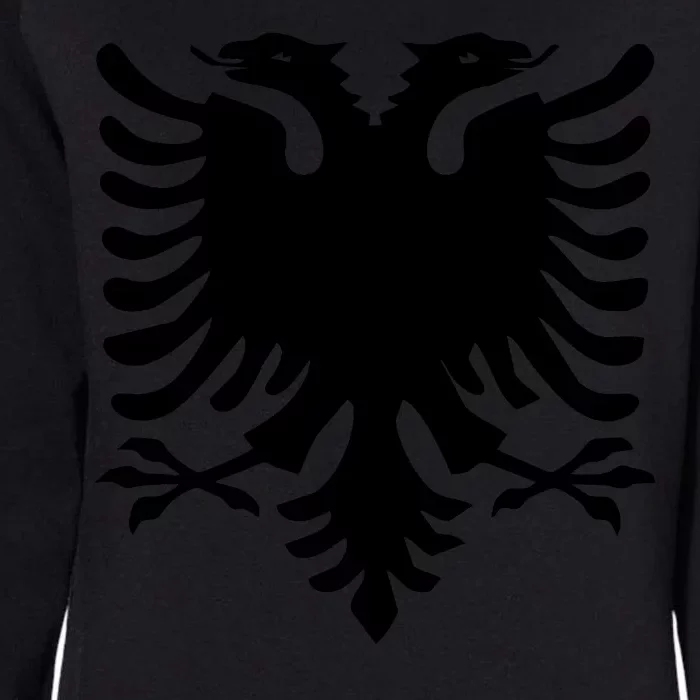 Albanian Flag Eagle Womens California Wash Sweatshirt