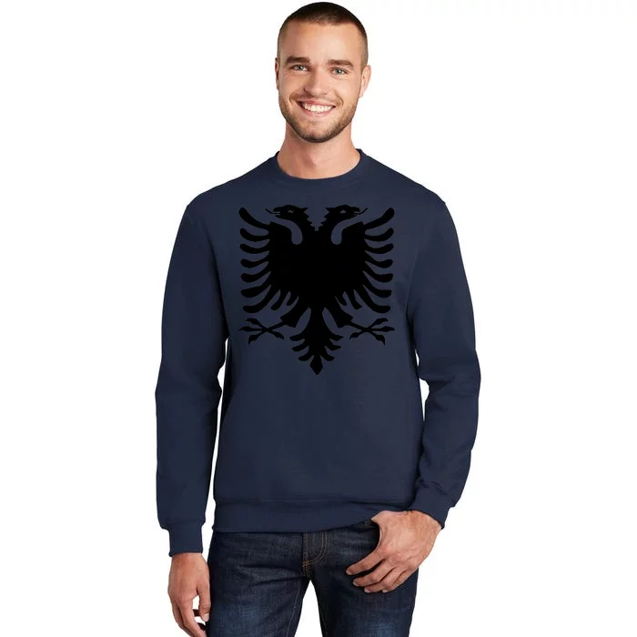 Albanian Flag Eagle Tall Sweatshirt