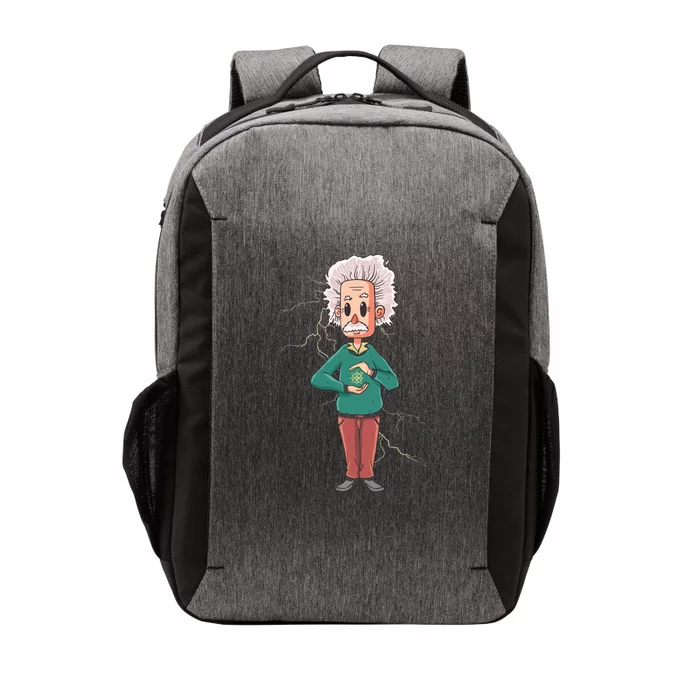 Albert Einstein Cartoon Vector Backpack