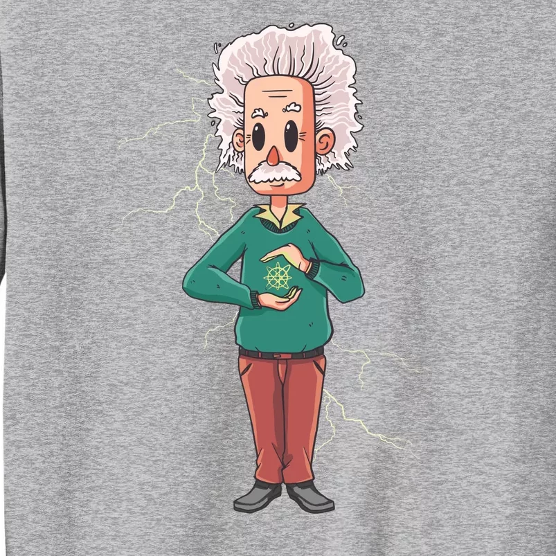 Albert Einstein Cartoon Sweatshirt