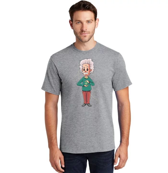 Albert Einstein Cartoon Tall T-Shirt