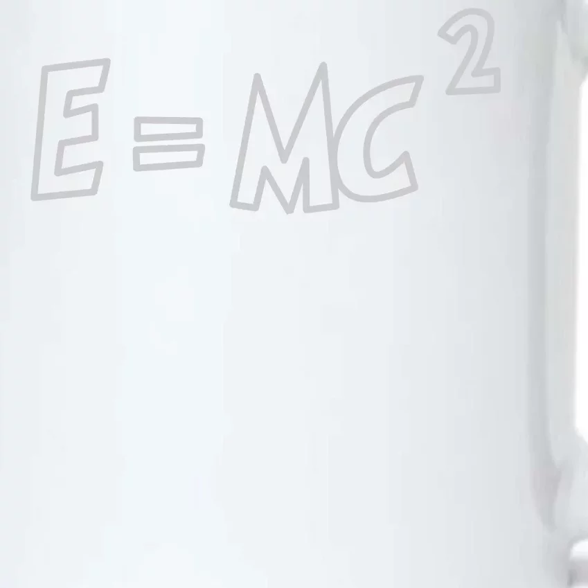 Albert Einstein E=MC2 Equation Black Color Changing Mug