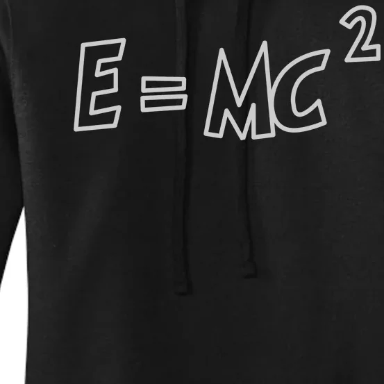 Albert Einstein E=MC2 Equation Women's Pullover Hoodie