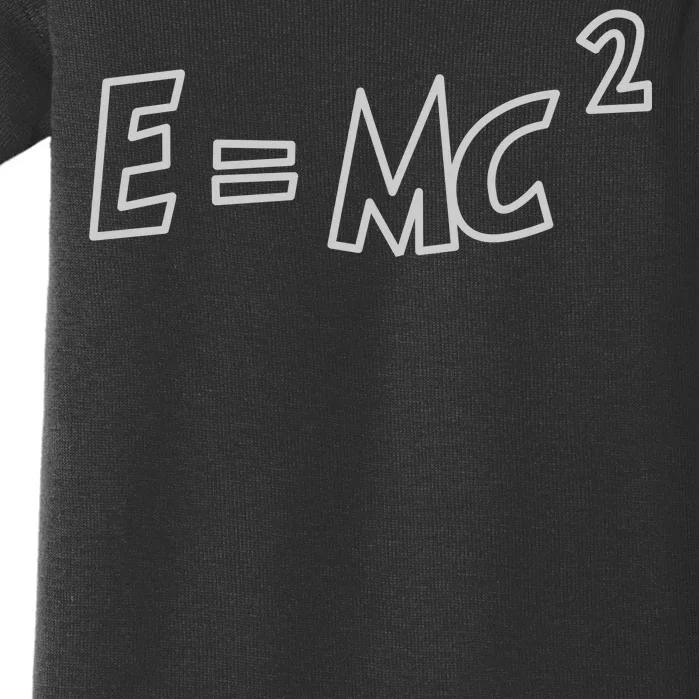 Albert Einstein E=MC2 Equation Baby Bodysuit