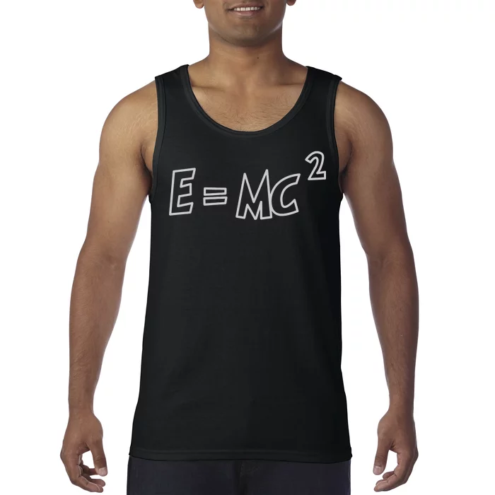 Albert Einstein E=MC2 Equation Tank Top