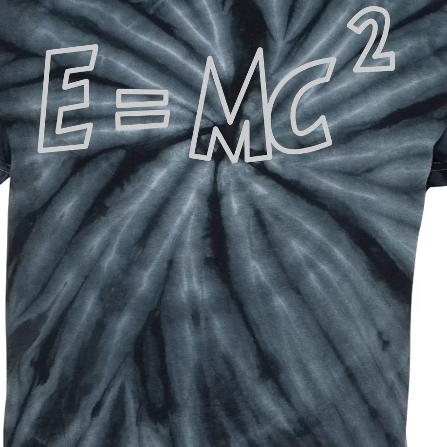 Albert Einstein E=MC2 Equation Kids Tie-Dye T-Shirt