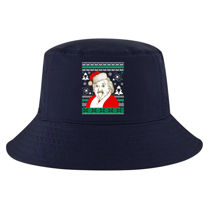 Albert Einstein Ugly Christmas Sweater Cool Comfort Performance Bucket Hat