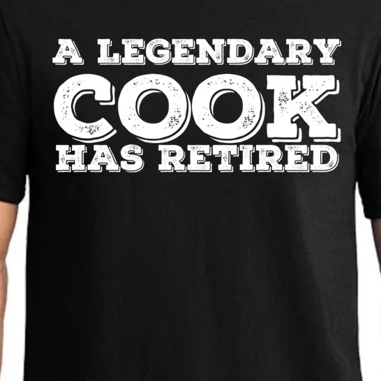 A Legendary Cook Retired Funny Retiret Cooking Chef Gift Pajama Set