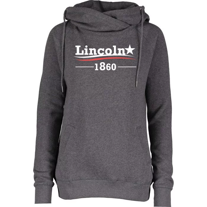 Abraham Lincoln Campaign Gift President Abe Funny Gift Womens Funnel Neck Pullover Hood