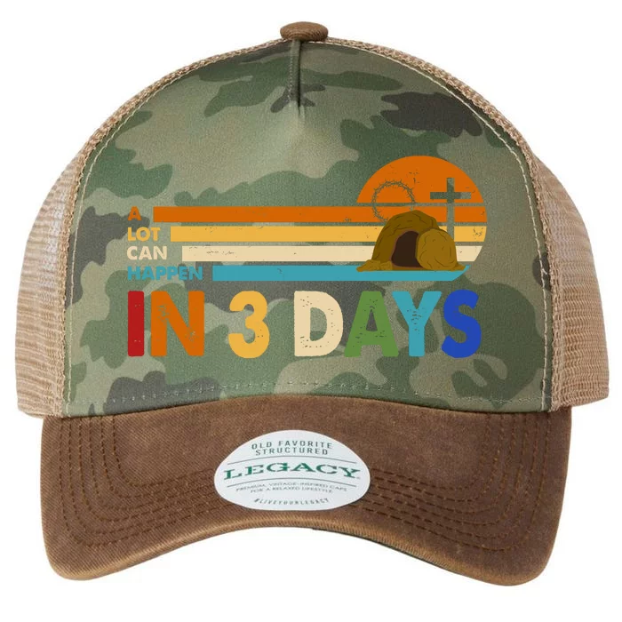 A Lot Can Happen In 3 Days Easter Jesus Legacy Tie Dye Trucker Hat