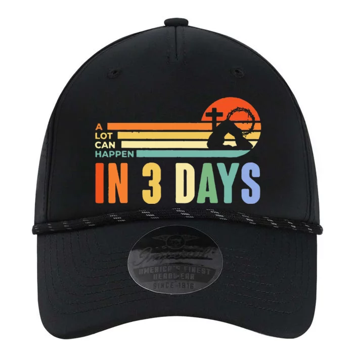 A Lot Can Happen In 3 Days Retro Vintage Sunset Performance The Dyno Cap