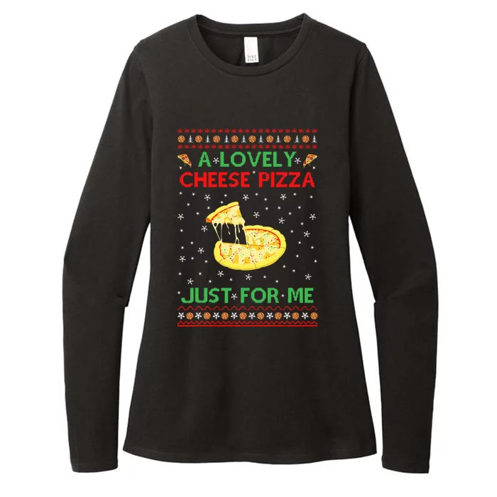 A Lovely Cheese Pizza Alone Funny Kevin X Mas Home Womens CVC Long Sleeve Shirt