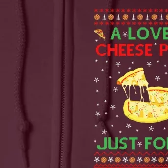 A Lovely Cheese Pizza Alone Funny Kevin X Mas Home Full Zip Hoodie