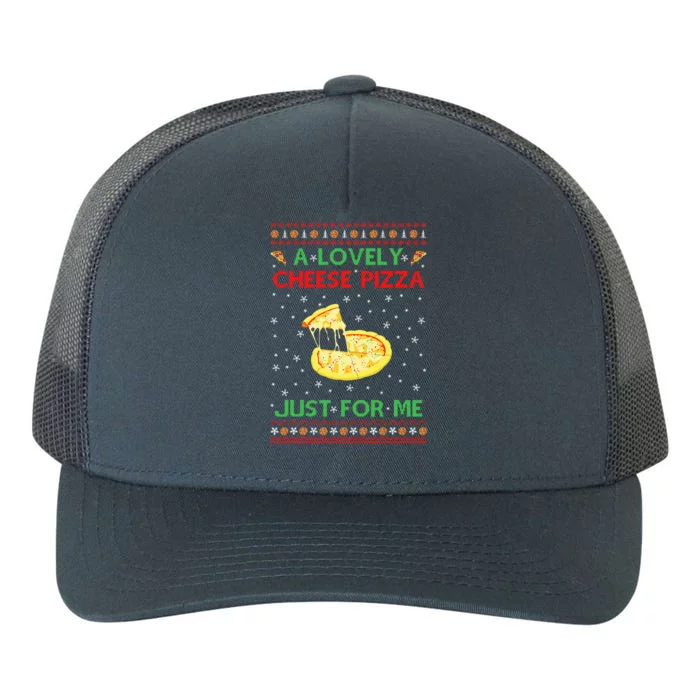 A Lovely Cheese Pizza Alone Funny Kevin X Mas Home Yupoong Adult 5-Panel Trucker Hat